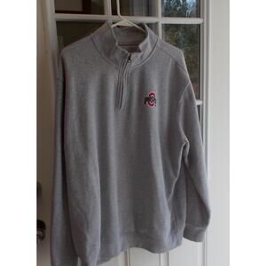 Antigua Ohio State Pullover 1/4 with Fleece